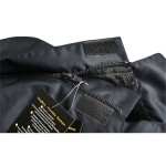 DOGBITE Hunderegenjacke FLEXIBLE SYSTEM Schwarz Mantel für Hunde
