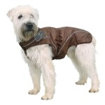 DOGBITE Hunderegenjacke FLEXIBLE SYSTEM Braun Mantel...