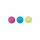 KARLIE Actionball GUMMIBALL SOFT RUBBER SQUEAKY mit Pfotenmuster für Hunde