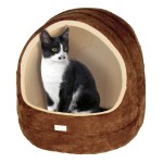 KARLIE Liegehöhle PET CAVE braun für Hunde...