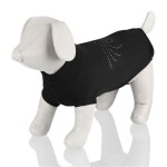 TRIXIE Pullover KAMLOOPS schwarz mit Applikation für...