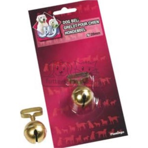 FLAMINGO Schelle Hunde GLOCKE Metall 5cm für Hunde
