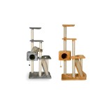 KARLIE Kratzbaum MERLIN beige für Katzen