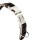 KARLIE Lederhalsband BUFFALO ULTRA schwarz-hellbeige 40-55cm/20mm