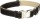 KARLIE Lederhalsband BUFFALO ULTRA schwarz-hellbeige 55-75cm/40mm