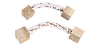 KARLIE Spielzeug RODY PLAYROPE Holz/Baumwolle für Kleintiere