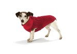 KARLIE Strickpullover LUCKY rot-schwarz verschiedene...