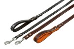 KARLIE Lederleine RONDO SOFTLEINE Buffalo-Leder BRAUN...