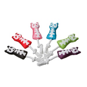 KARLIE Nylonspielzeug STRONG TOY PANDA 30cm mit Squeeker für Hunde