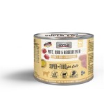 MACS Nassfutter CAT PUTE RIND und HEIDELBEEREN für...