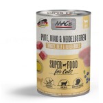 MACS Nassfutter CAT PUTE RIND und HEIDELBEEREN für...