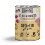MACS Nassfutter CAT PUTE RIND und HEIDELBEEREN für Katzen hoher Fleischanteil