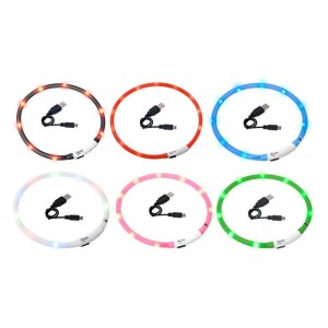 KARLIE Leuchtschlauch LED-VISIO Light über USB-Kabel ladbar für Hunde