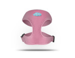 CURLI Brustgeschirr Plush Basic AIR-MESH pink für Hunde