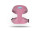 CURLI Brustgeschirr Plush Basic AIR-MESH pink für Hunde