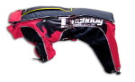 KARLIE TOUCHDOG Hundemantel OVERALL rot TIGER-Logo Gr. S...