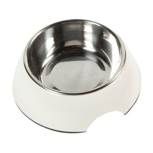 KARLIE Napf ROYAL RONDO weiss für Hunde & Katzen Gr. S