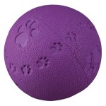 TRIXIE Spielball NATUR-GUMMIBALL mit Squeaker für...
