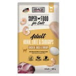 MACS Nassfutter Pouchpack HUHN ENTE und SHRIMPS 100g...