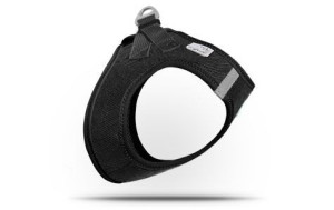 CURLI Brustgeschirr Plush Vest CORD black für Hunde