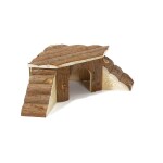 KARLIE Kleintierhaus WONDERLAND 48cm Naturholz mit 2 Leitern