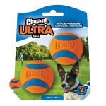 CHUCKIT Spielball ULTRA BALL Kautschuk 2-er Pack extrem...