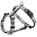 TRIXIE Brustgeschirr SILVER REFLECT H-Geschirr grau mit...