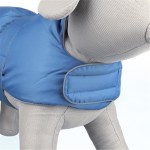 TRIXIE Hundemantel ORLÉANS hellblau weiches Fleecefutter für Hunde