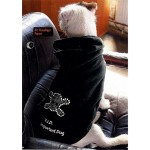 KARLIE Hundemantel V.I.D. FLEECE Totenkopf mit Kapuze...