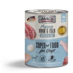 MACS Nassfutter PUPPY Huhn und Kalb 99% Fleischanteil getreidefrei für Hundewelpen