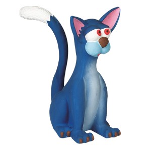 KARLIE Spielzeug KATZE JUMBO aus Latex 30cm mit Squeeker für Hunde