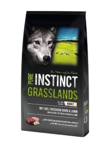 SAGAFLOR Trockenfutter PURE INSTINCT Grasslands Huhn und Lamm für Hunde 12,0kg