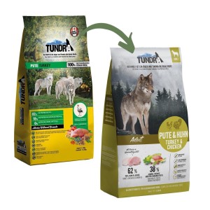 PRO PET Trockenfutter TUNDRA PUTE & HUHN getreidefrei für Hunde