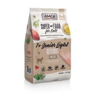 MACS Trockenfutter CAT 7+ SENIOR/ LIGHT getreidefrei für Katzen Neue Rezeptur