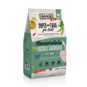 MACS Trockenfutter CAT ADULT MONOPROTEIN KANINCHEN getreidefrei für Katzen