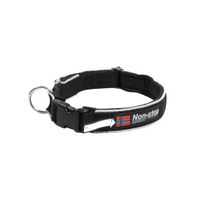 NON-STOP Halsband POLAR COLLAR KLICK Reflektionshalsband SCHWARZ für Hunde