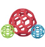 JW PET Gitterball JW HOL-EE ROLLER Netzball Gr. M für Hunde 13cm