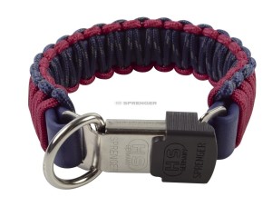 SPRENGER Halsband PARACORD HALSBAND space/raspberry ClicLock Verschluss für Hunde 50cm