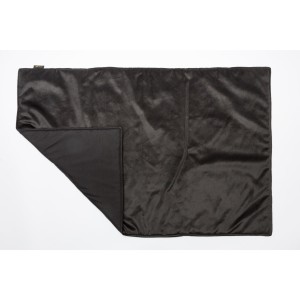 DOGIUS Wechseldecke VELVET Größe XL 64x121 cm Farbe SCHWARZ für Hunde