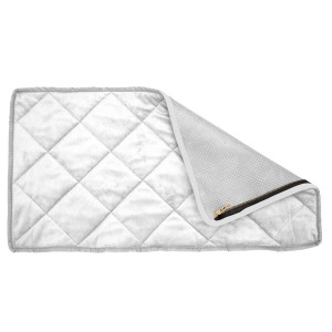DOGIUS Wechseldecke VELVET Größe XL 64x121 cm Farbe WEISS für Hunde