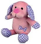 TRIXIE Plüschspielzeug HUND mit Squeeker rosa 28cm...