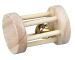 TRIXIE Spielzeug SPIELROLLE Holz mit Schelle für...