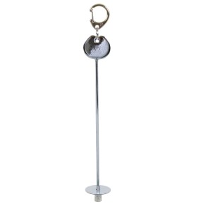 TRIXIE Futterhalter FRUCHT 20cm Metall verchromt für Kleinnager