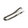 KARLIE Führleine BUFFALO Ultra Leder 15mm 200cm Schwarz / Hell Beige für Hunde