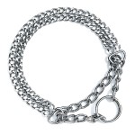 KARLIE Erziehung DOPPELHALSKETTE  2,5 mm 65cm verchromt...