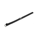 KARLIE Halsband BUFFALO Schwarz 32cm 12mm genäht...