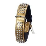 KARLIE Halsband PASSION Gold 40mm 70cm mit Strass...