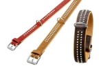 KARLIE Halsband Buffalo Oriental Leder Ziernieten 40cm...