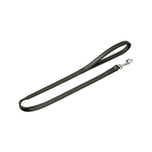 KARLIE Leine NORDIC LEINE Farbe Schwarz 14mm 110cm Hirschleder für Hunde