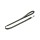 KARLIE Leine NORDIC LEINE Farbe Schwarz 14mm 110cm Hirschleder für Hunde